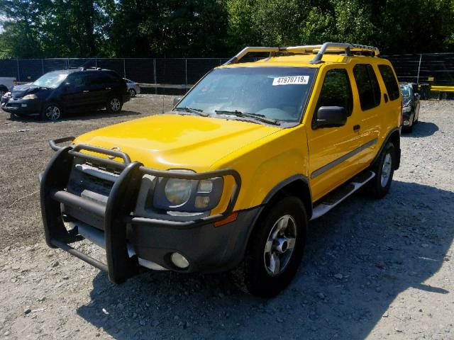 5N1ED28Y82C573743 - 2002 NISSAN XTERRA XE YELLOW photo 2