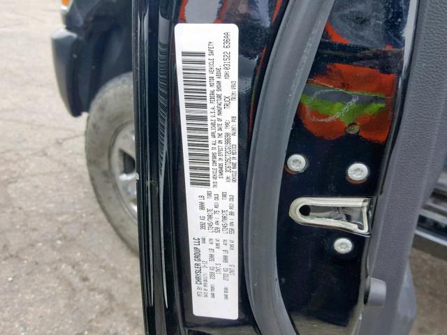 3C6TD5CT2CG198690 - 2012 DODGE RAM 2500 S Սև լուսանկար 10