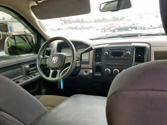 3C6TD5CT2CG198690 - 2012 DODGE RAM 2500 S Սև լուսանկար 9