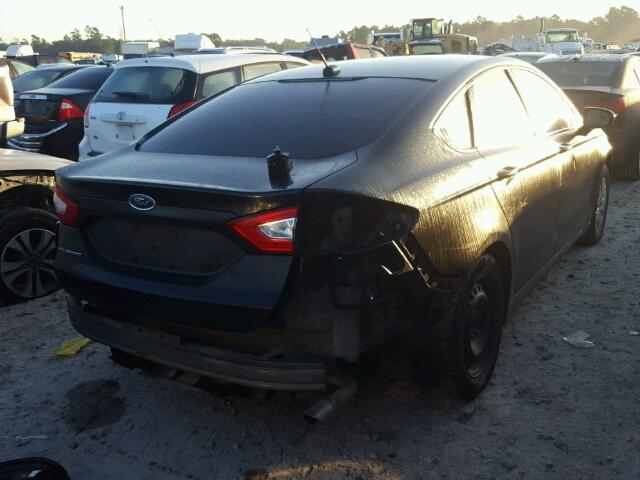 3FA6P0G77DR141751 - 2013 FORD FUSION S BLACK photo 4