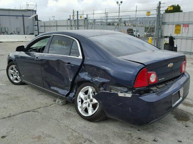 1G1ZC5EBXA4102527 - 2010 CHEVROLET MALIBU 1LT BLUE photo 3