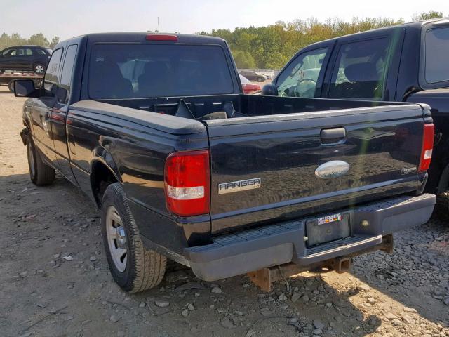 1FTYR44U86PA24852 - 2006 FORD RANGER SUP BLACK photo 3