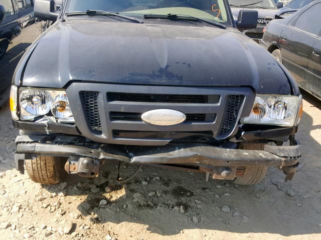 1FTYR44U86PA24852 - 2006 FORD RANGER SUP BLACK photo 9