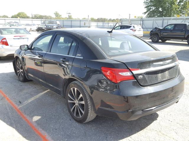 1C3CCBBB9DN701521 - 2013 CHRYSLER 200 TOURIN BLACK photo 3