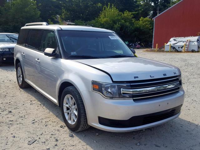 2FMGK5B87DBD06296 - 2013 FORD FLEX SE SILVER photo 1