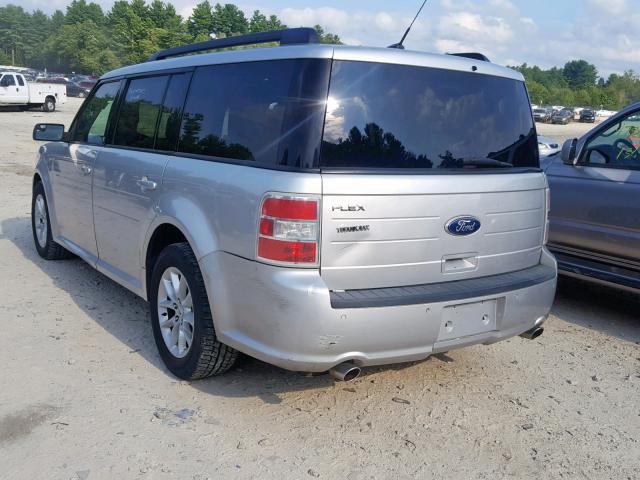 2FMGK5B87DBD06296 - 2013 FORD FLEX SE SILVER photo 3