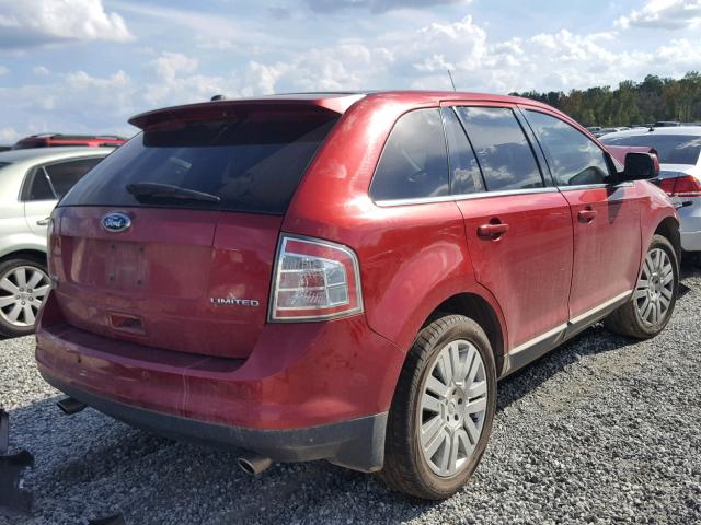 2FMDK39CX8BA50050 - 2008 FORD EDGE LIMIT RED photo 4