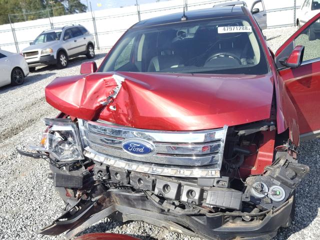 2FMDK39CX8BA50050 - 2008 FORD EDGE LIMIT RED photo 7