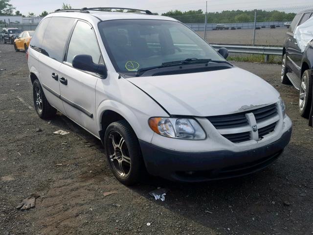 1D4GP25R05B131800 - 2005 DODGE CARAVAN SE WHITE photo 1