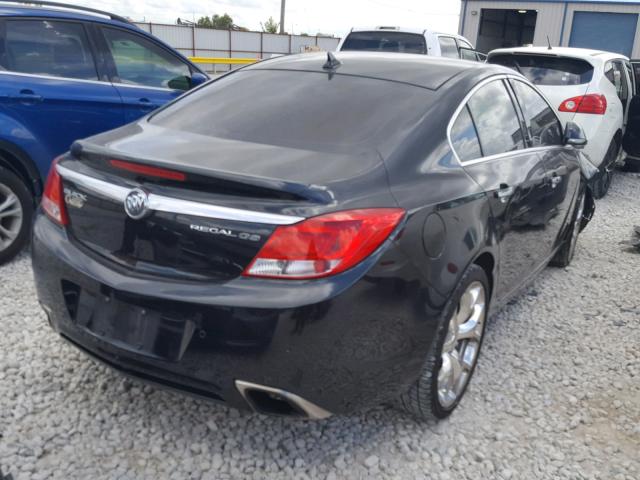 2G4GV5GV6C9186759 - 2012 BUICK REGAL GS BLACK photo 3