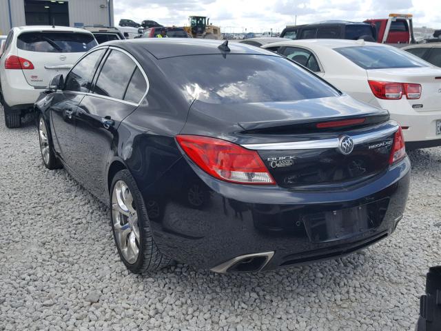 2G4GV5GV6C9186759 - 2012 BUICK REGAL GS BLACK photo 4