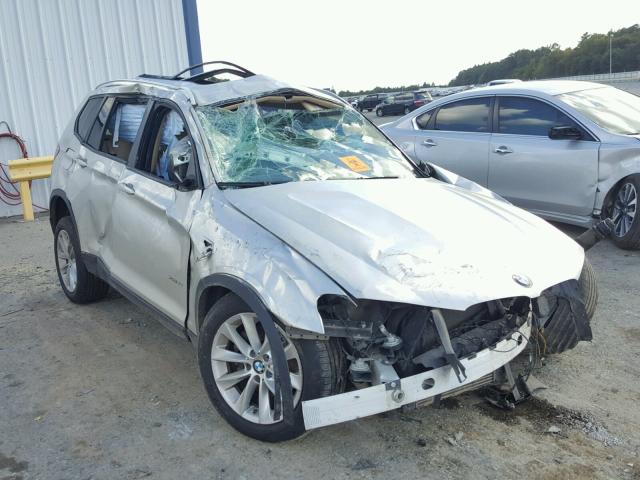 5UXWX9C59E0D12571 - 2014 BMW X3 XDRIVE2 SILVER photo 1