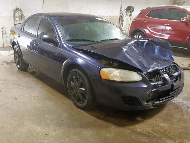 1B3EL36X44N146916 - 2004 DODGE STRATUS SE BLUE photo 1