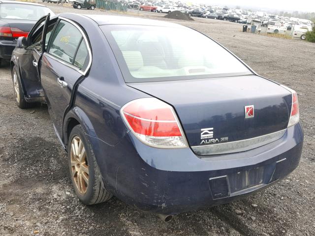 1G8ZV57B89F151301 - 2009 SATURN AURA XR BLUE photo 3