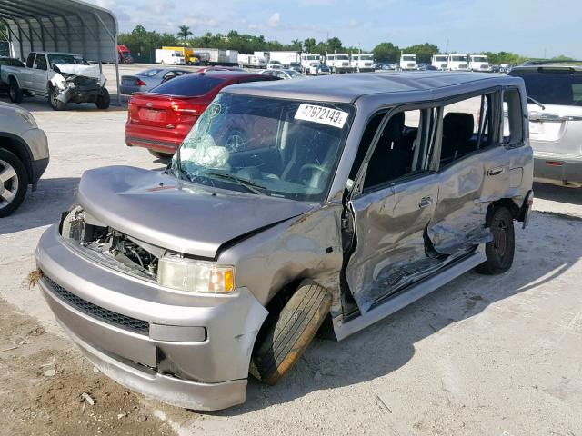 JTLKT324940153830 - 2004 TOYOTA SCION XB Сұр фото 2