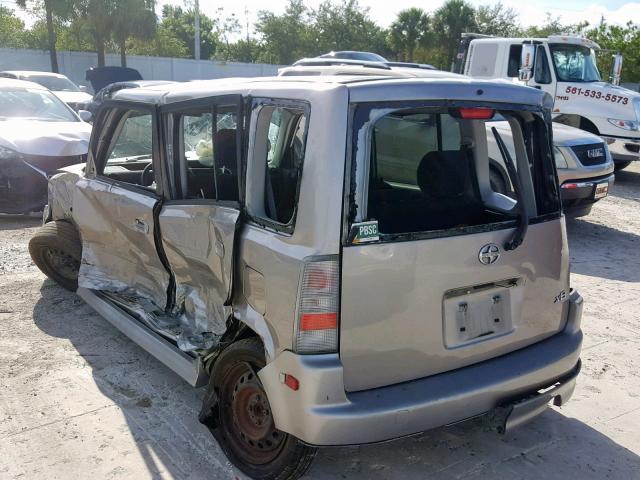 JTLKT324940153830 - 2004 TOYOTA SCION XB Сұр фото 3