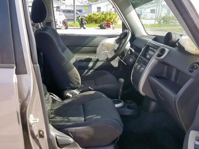 JTLKT324940153830 - 2004 TOYOTA SCION XB Сұр фото 5