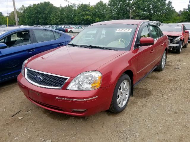 1FAFP24105G138193 - 2005 FORD FIVE HUNDR RED photo 2
