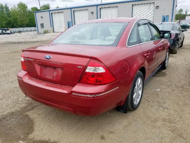 1FAFP24105G138193 - 2005 FORD FIVE HUNDR RED photo 4