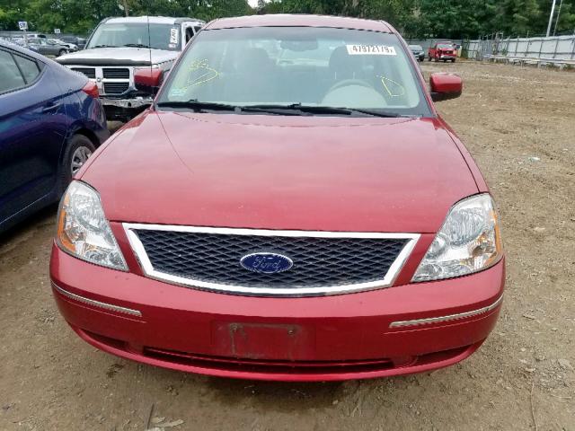 1FAFP24105G138193 - 2005 FORD FIVE HUNDR RED photo 9