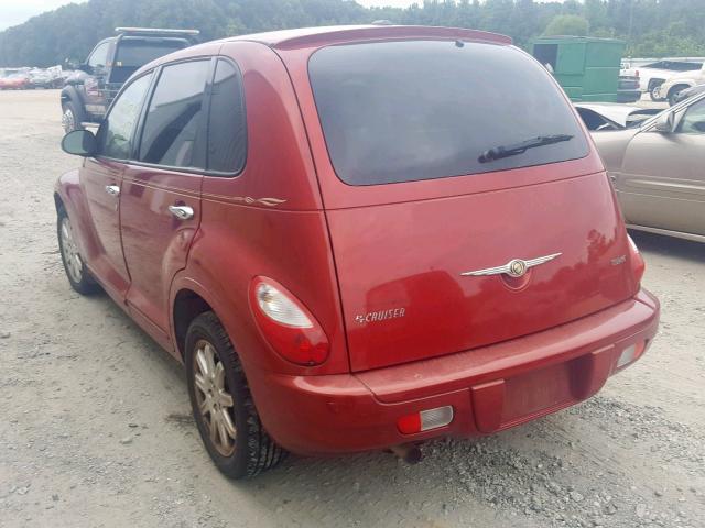 3A8FY58B38T150858 - 2008 CHRYSLER PT CRUISER RED photo 3