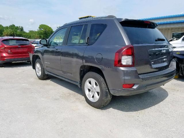 1C4NJCBAXFD209032 - 2015 JEEP COMPASS SP GRAY photo 3