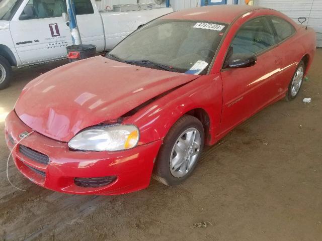 4B3AG42G41E194103 - 2001 DODGE STRATUS RED photo 2