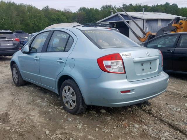 JS2YC412296200041 - 2009 SUZUKI SX4 BLUE photo 3