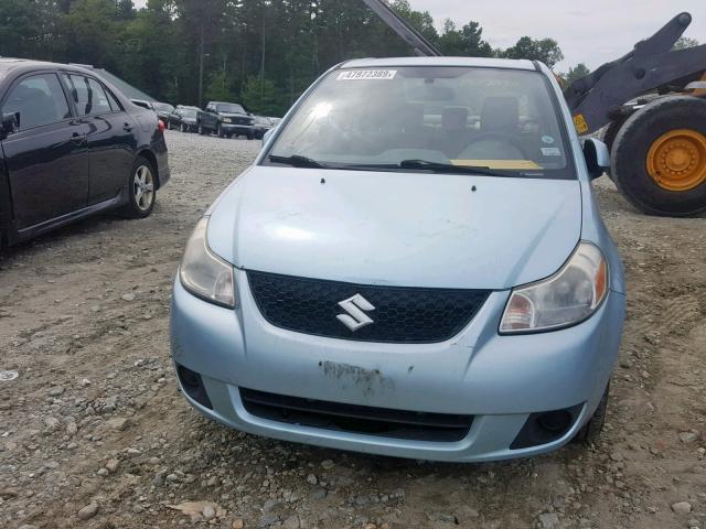 JS2YC412296200041 - 2009 SUZUKI SX4 BLUE photo 9