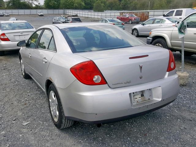 1G2ZF55B064254844 - 2006 PONTIAC G6 SE SILVER photo 3