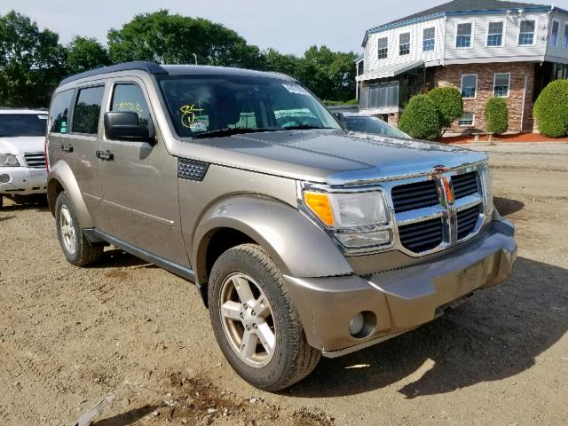 1D8GU28K67W729746 - 2007 DODGE NITRO SXT GOLD photo 1