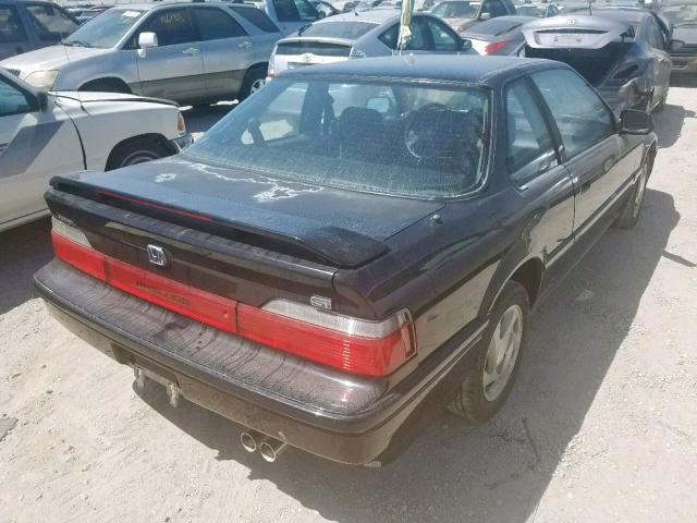 JHMBA425XMC016151 - 1991 HONDA PRELUDE SI BLACK photo 4