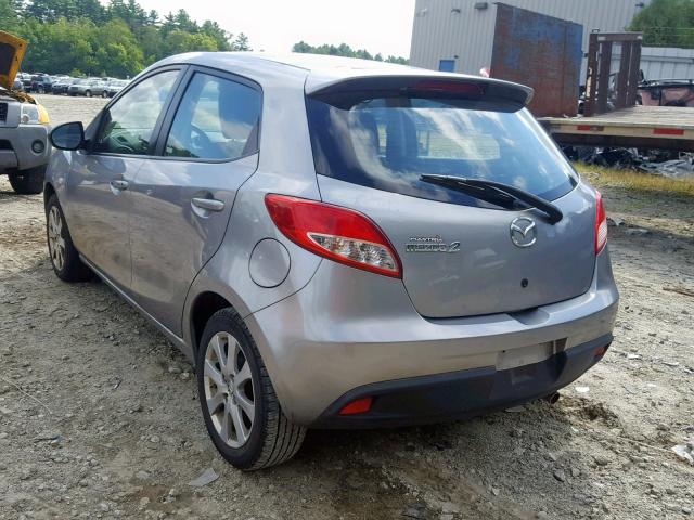 JM1DE1LYXC0142130 - 2012 MAZDA MAZDA2 GRAY photo 3