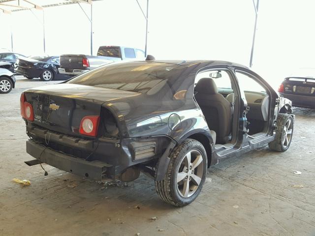 1G1ZC5E09CF160652 - 2012 CHEVROLET MALIBU 1LT BLACK photo 4