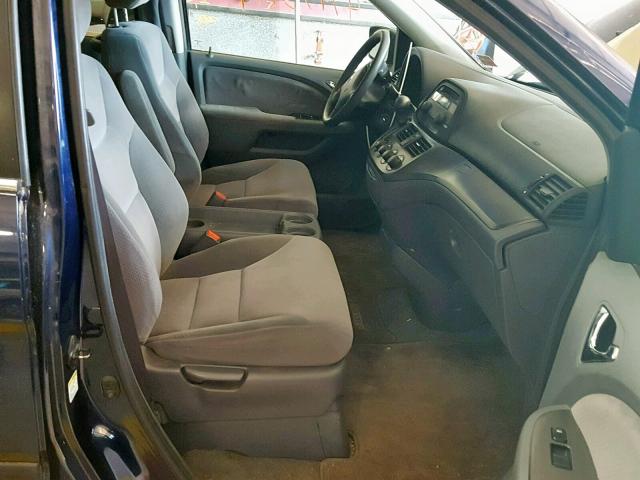 5FNRL38236B094147 - 2006 HONDA ODYSSEY LX BLUE photo 5