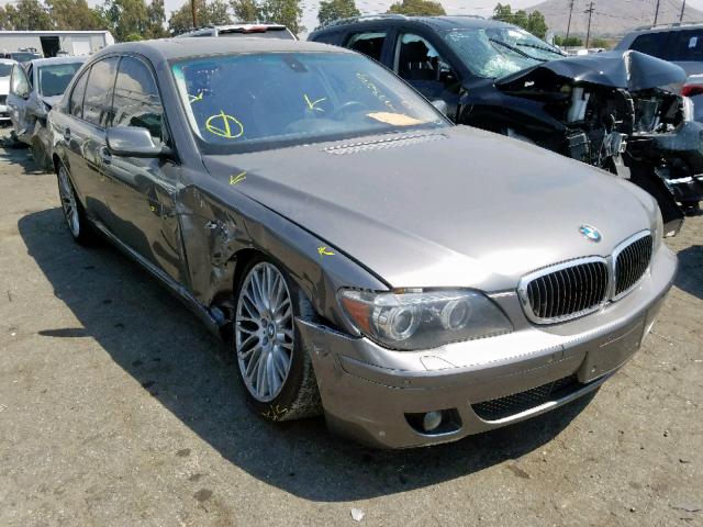 WBAHL83517DT09511 - 2007 BMW 750I GRAY photo 1