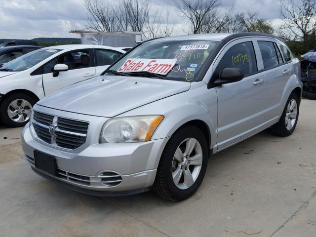 1B3CB4HA6AD651222 - 2010 DODGE CALIBER SX SILVER photo 2