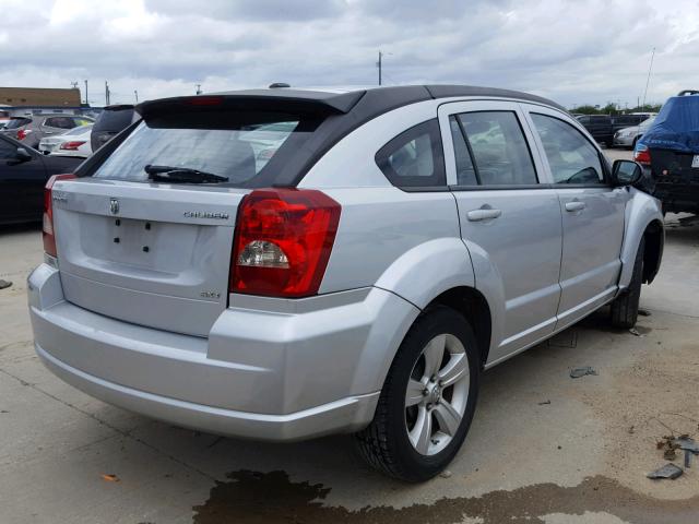 1B3CB4HA6AD651222 - 2010 DODGE CALIBER SX SILVER photo 4