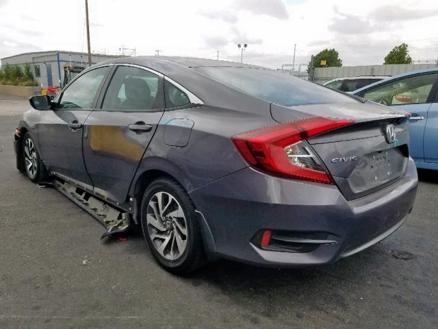 2HGFC2F73GH552844 - 2016 HONDA CIVIC EX GRAY photo 3