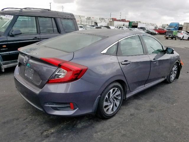 2HGFC2F73GH552844 - 2016 HONDA CIVIC EX GRAY photo 4