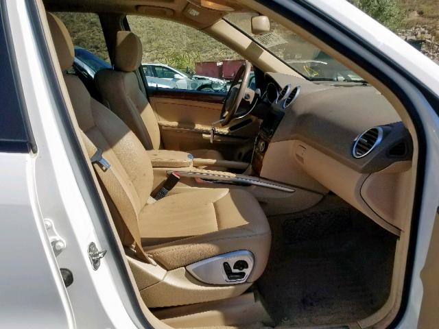 4JGBB22E27A180346 - 2007 MERCEDES-BENZ ML 320 CDI WHITE photo 5