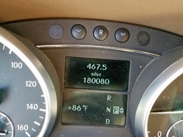 4JGBB22E27A180346 - 2007 MERCEDES-BENZ ML 320 CDI WHITE photo 8