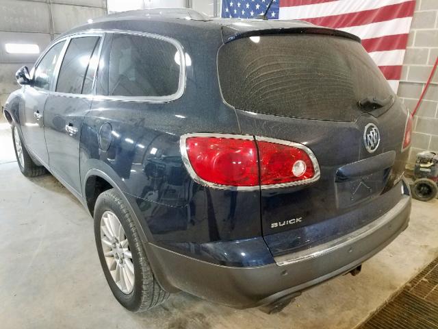 5GAKRCEDXCJ206857 - 2012 BUICK ENCLAVE BLUE photo 3