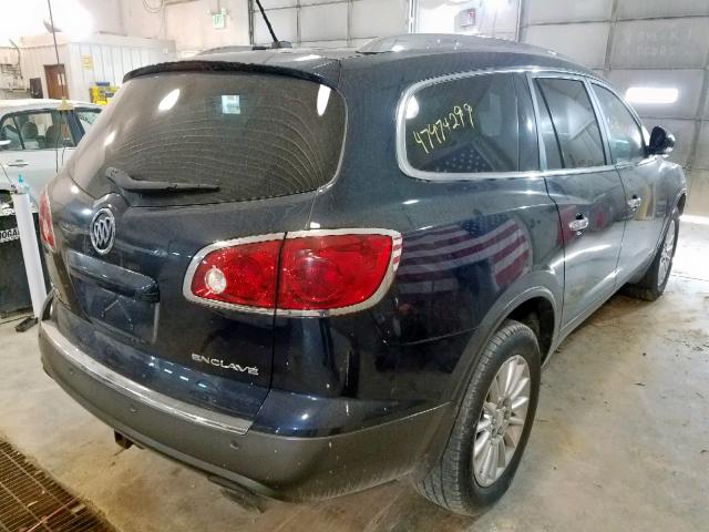 5GAKRCEDXCJ206857 - 2012 BUICK ENCLAVE BLUE photo 4