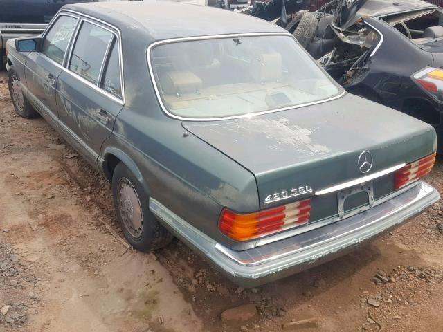 WDBCA35E1MA581233 - 1991 MERCEDES-BENZ 420 SEL GRAY photo 3