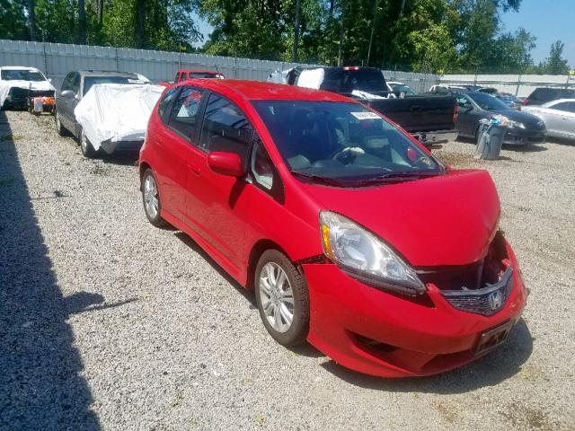 JHMGE8H53BC026641 - 2011 HONDA FIT SPORT RED photo 1