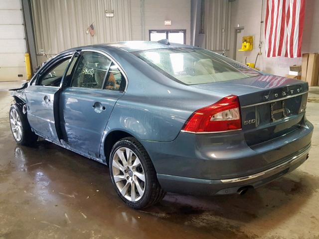 YV1902AH3E1179136 - 2014 VOLVO S80 T6 BLUE photo 3