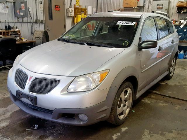 5Y2SL658X6Z455718 - 2006 PONTIAC VIBE SILVER photo 2