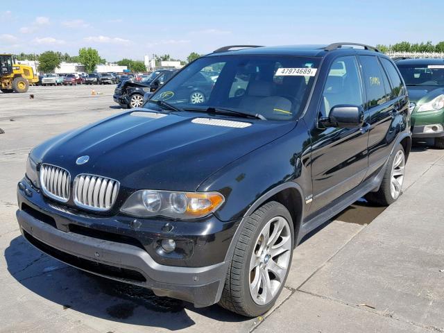 5UXFA93585LE82212 - 2005 BMW X5 4.8IS BLACK photo 2