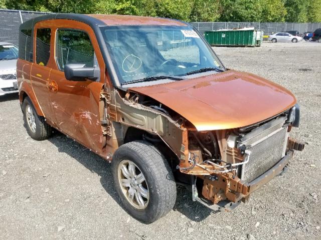 5J6YH28728L002376 - 2008 HONDA ELEMENT EX ORANGE photo 1